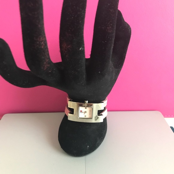 Tommy Hilfiger Pink/Silver Retro Watch 99ft. Water Resistant! - Picture 2 of 8